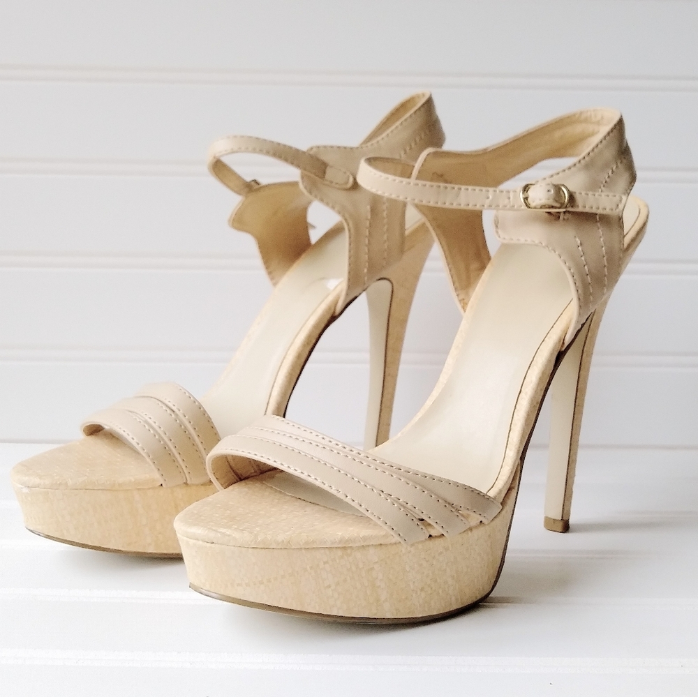 Joey Stiletto heels nude platform